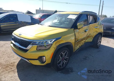 2021 Kia Seltos Sx Turbo из США, поврежденный, VIN KNDETCA2XM7189512